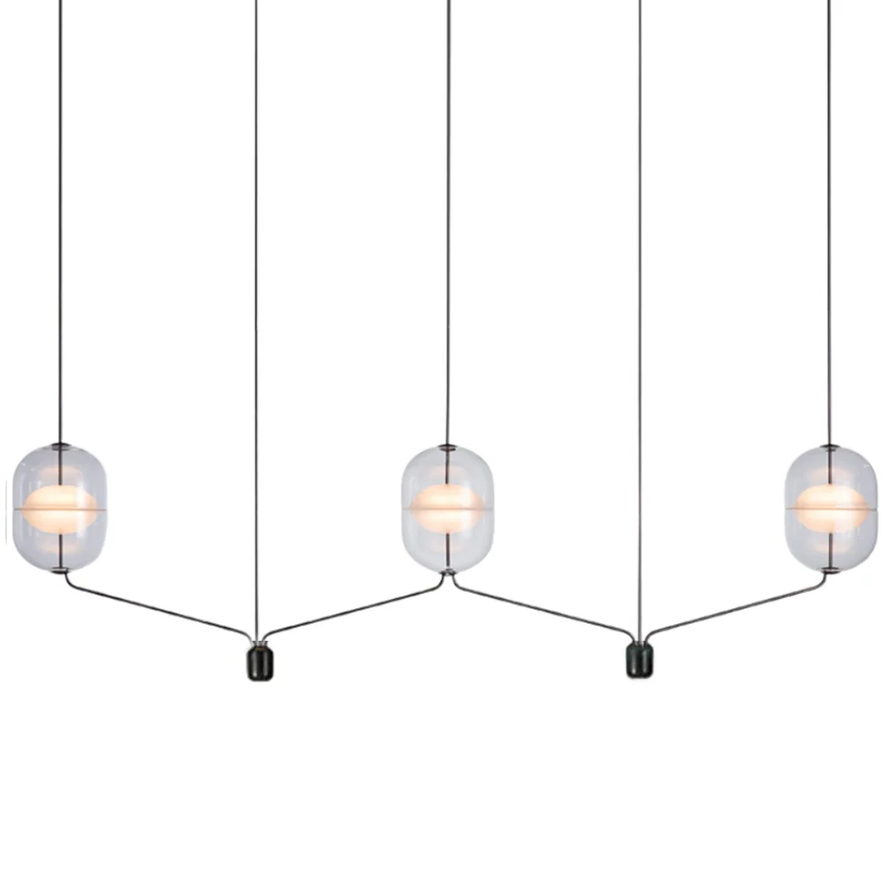 Indre Linear Pendant Lamp B2 by Rakumba Pendant Lamps